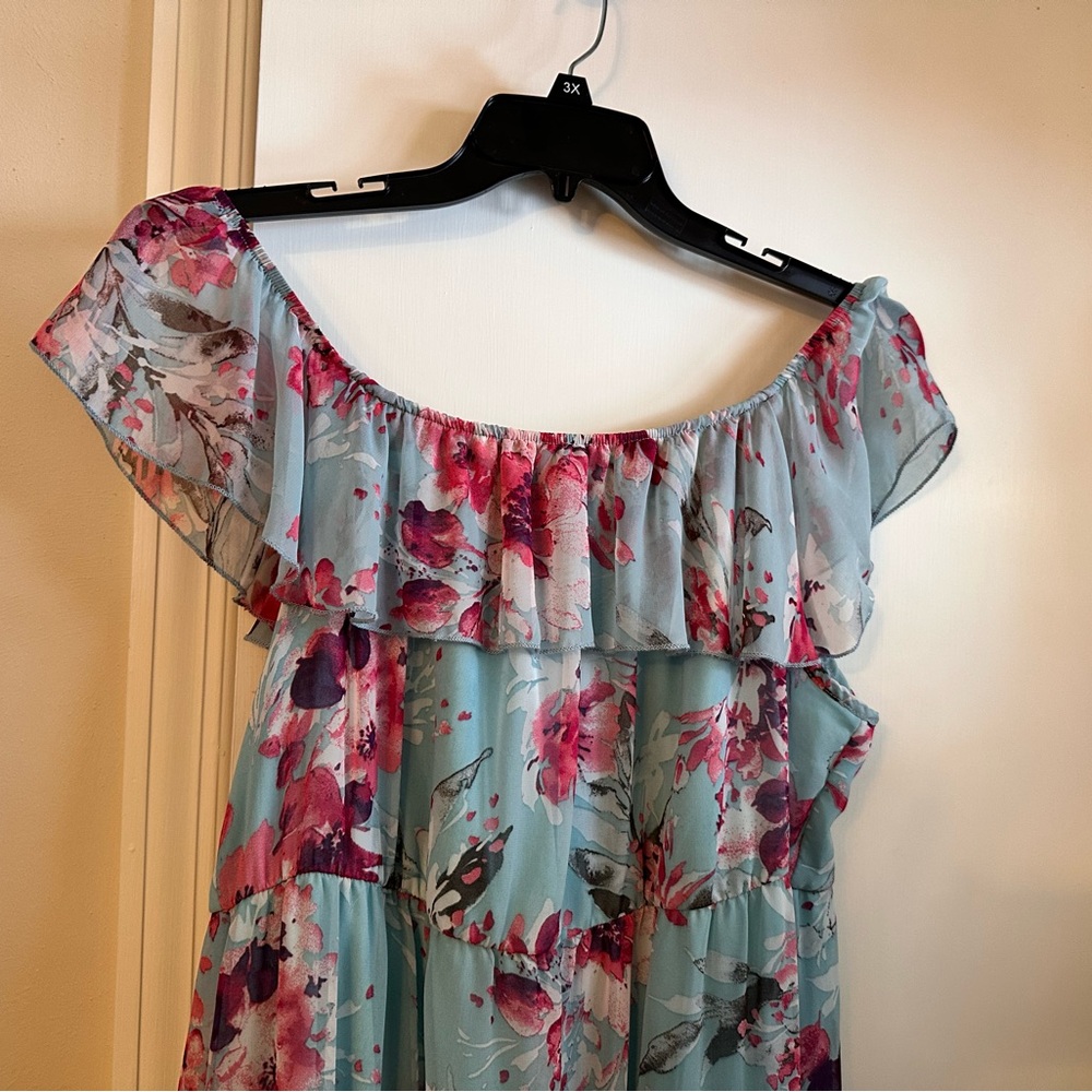 Floral Off-Shoulder Dress